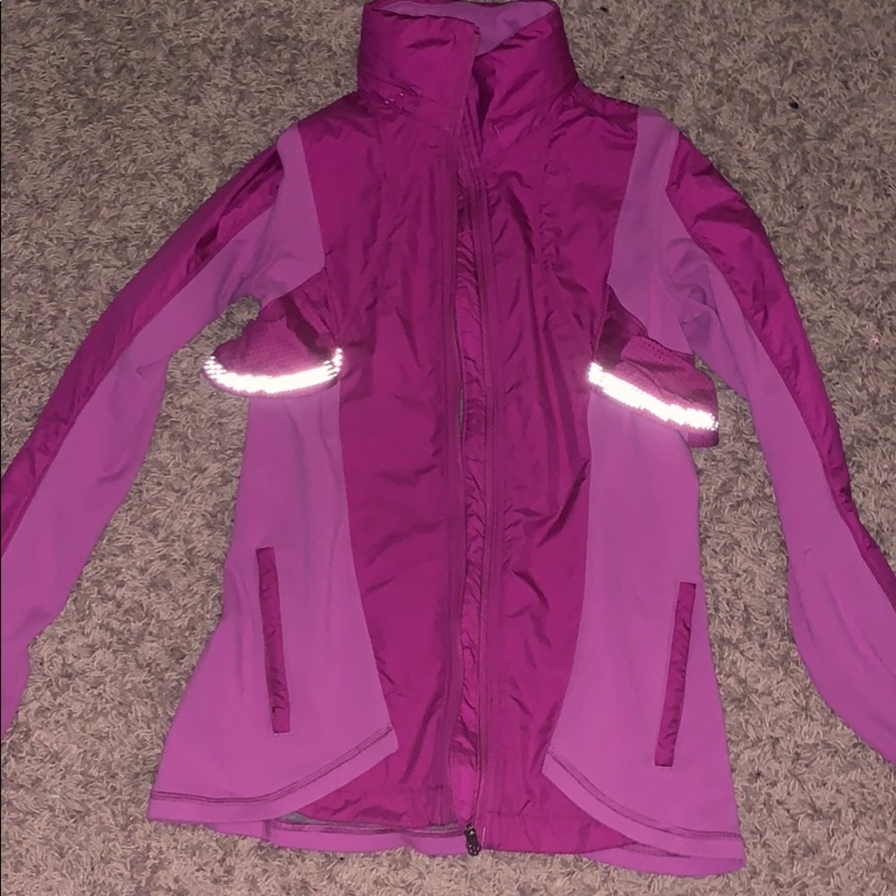 Lululemon purple jacket with hood